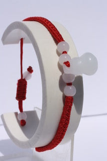 White Jade Gourd Bracelet