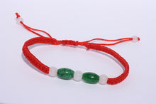 Load image into Gallery viewer, Emerald Green Jade Barrel Beads Bracelet
