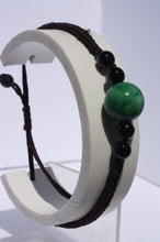 Load image into Gallery viewer, Large Emerald Green Jade Bead Bracelet
