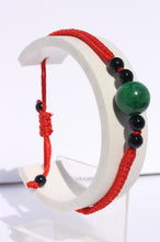 Load image into Gallery viewer, Large Emerald Green Jade Bead Bracelet
