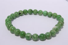 Load image into Gallery viewer, Green Agate Bead Bracelet
